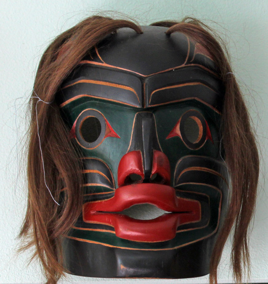 Munk Erobrer Inficere Kwakiutl Tlowitsis Wild Man Mask - Forest Gems Gallery